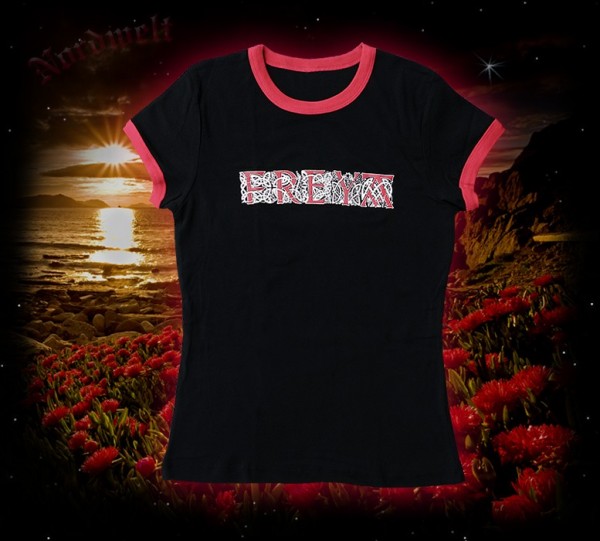 T-Hemd mit Aufdruck Freya, T-Shirt Brustdruck Motiv germanische Mythologie 