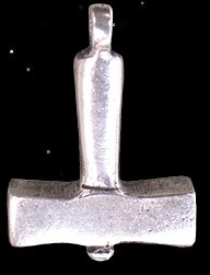 Thorhammer von Lund Silber Thors-Hammer Mjölnir 
