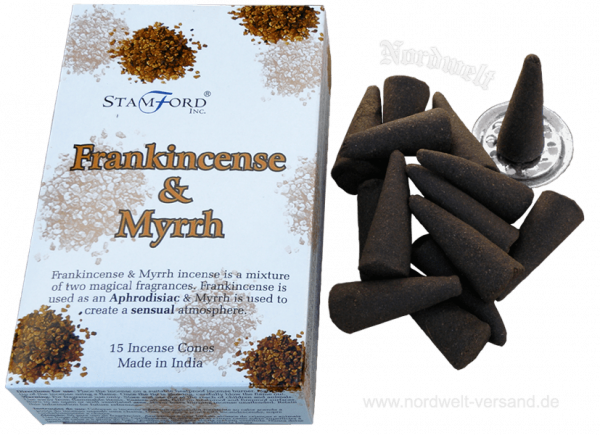 Olibanum Myrrhe Räucherkegel Weihrauch Myrre / Frankincense & Myrrh" Stamford
