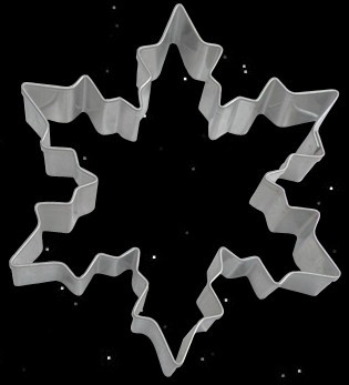 Teigform Eis-Kristall Hagalrune Ausstechform Hagal Rune Symbolgebäck Ausstecher