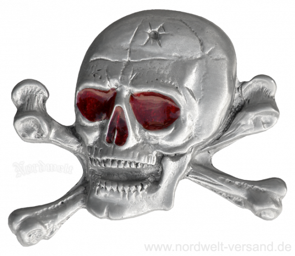 Gürtelschnalle Totenkopf Freund Hein Piraten Totenschädel Gürtelschließe (Skull Buckle)