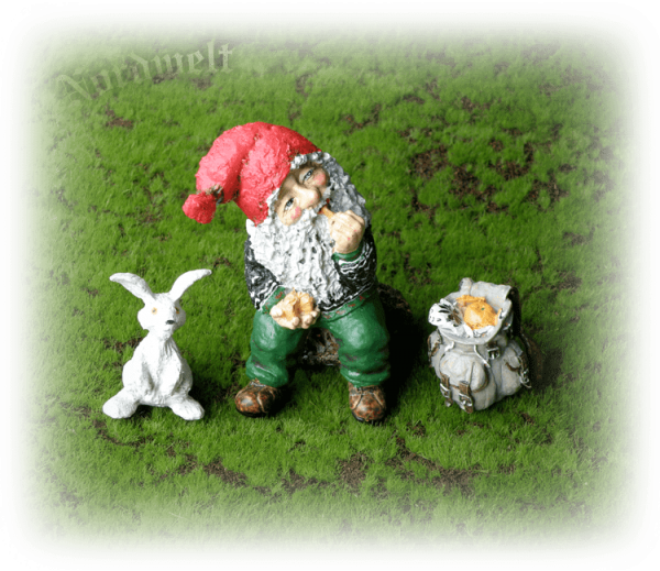 Zwerg Skandinavien Mythen und Legenden Julfest- Brauchtum Polyresin Figur