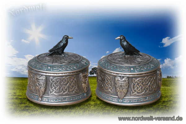 Wikinger Ornament Ring Hugin & Munin Vikings Raben Odin Wotan Rabe