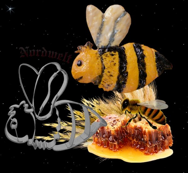 Teigform Honigbiene, Biene Ausstecher Kekse backen Imker Honighandel 