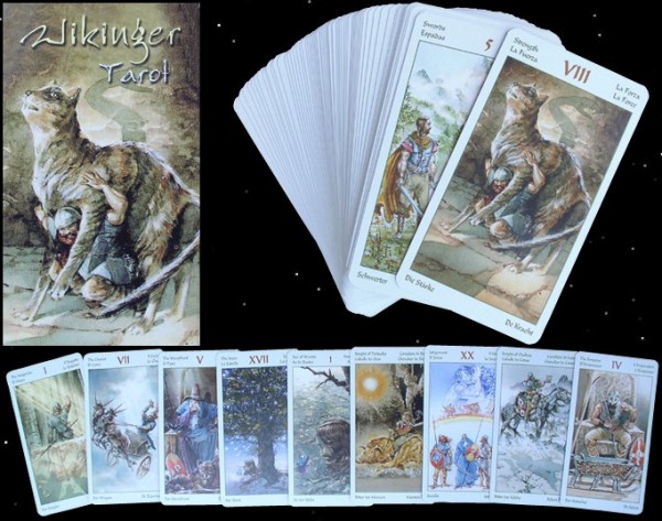 Wikinger Tarot Wikingertarot Götter befragen Tarotkarten Orakelkarten Wikingerspiel Kartenspiel