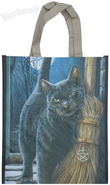 Tasche schwarze Katze Lisa Parker Einkaufstasche, Tragetasche, Urlaubstasche Gothik