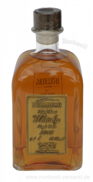 Whisky Carre, "Black Forest", Jahrgang 2012 Höllberg Spirituosen