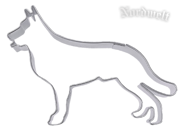 Teigform Wolf Symbolgebäck Ausstecher Wolfs-Schäferhund